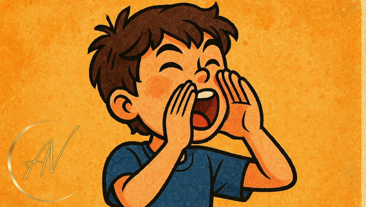 Boy Shouting